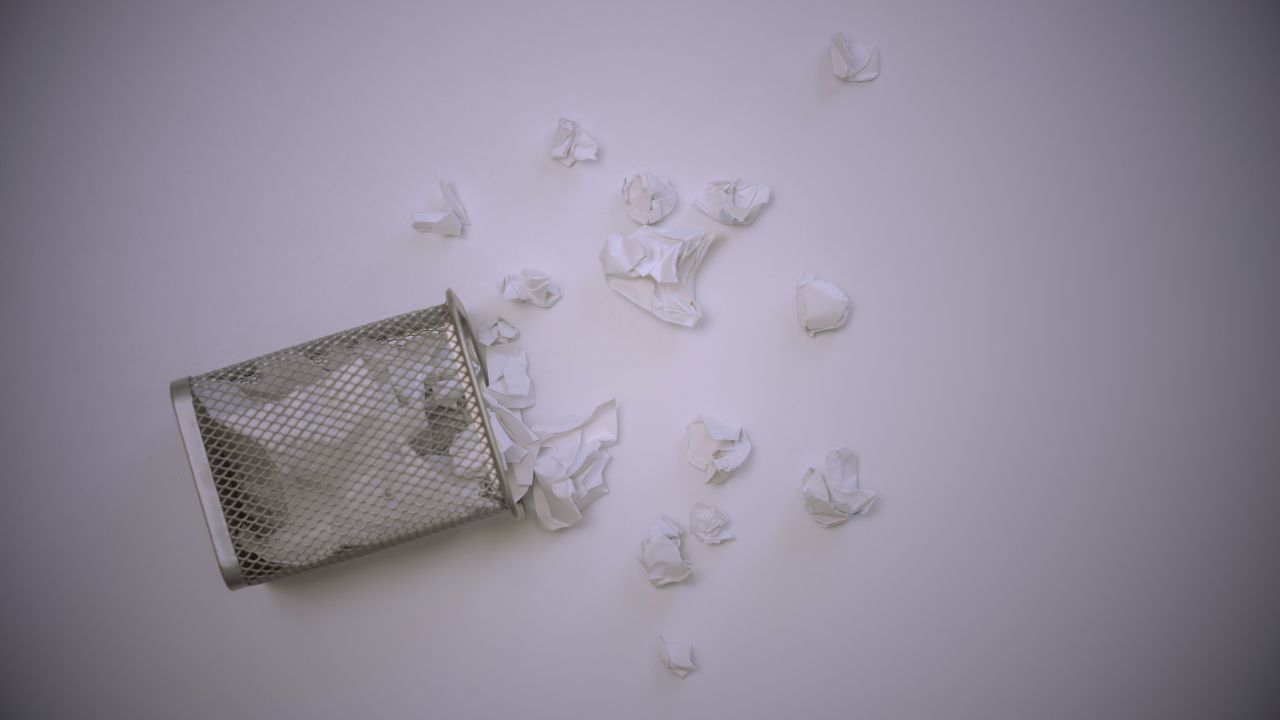 eu parei de escrever